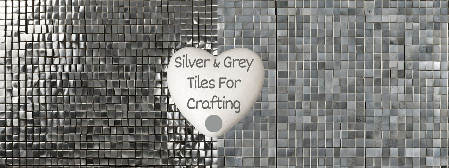 Mosaic Tiles - Silver and Grey