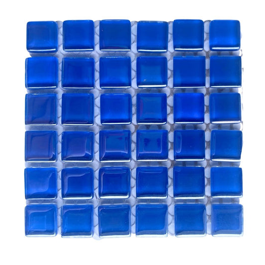 Mosaic Tiles - Single Sheet Pearl Blue 15x15mm