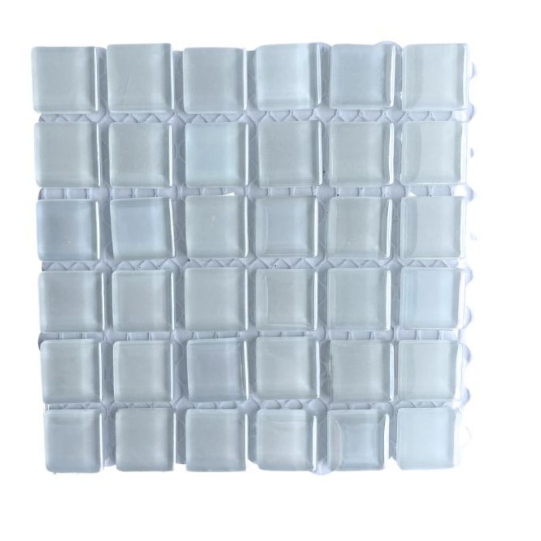 Mosaic Tiles - Single Sheet White Pearl 15x15mm