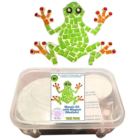 Mosaic Craft Kit with Magnet - Tree Frog (Medium)