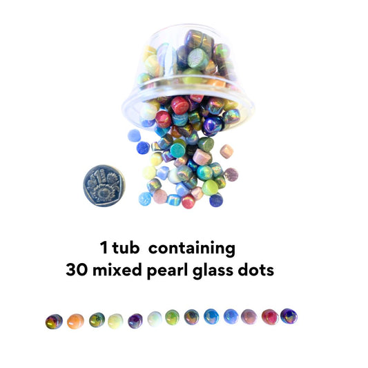 Pearl Glass Mini Dots (1 tub)