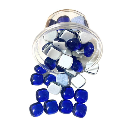 Navy Blue Glass Drops