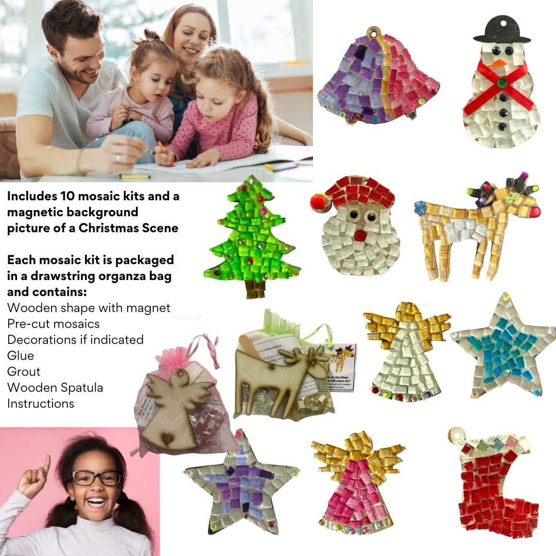 Mosaic Craft Kit - Christmas