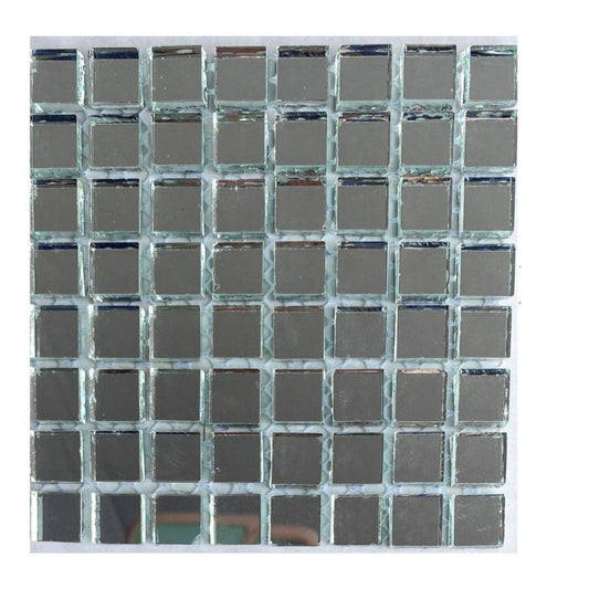 Mosaic Tiles - Single Sheet Mirror 10x10mm