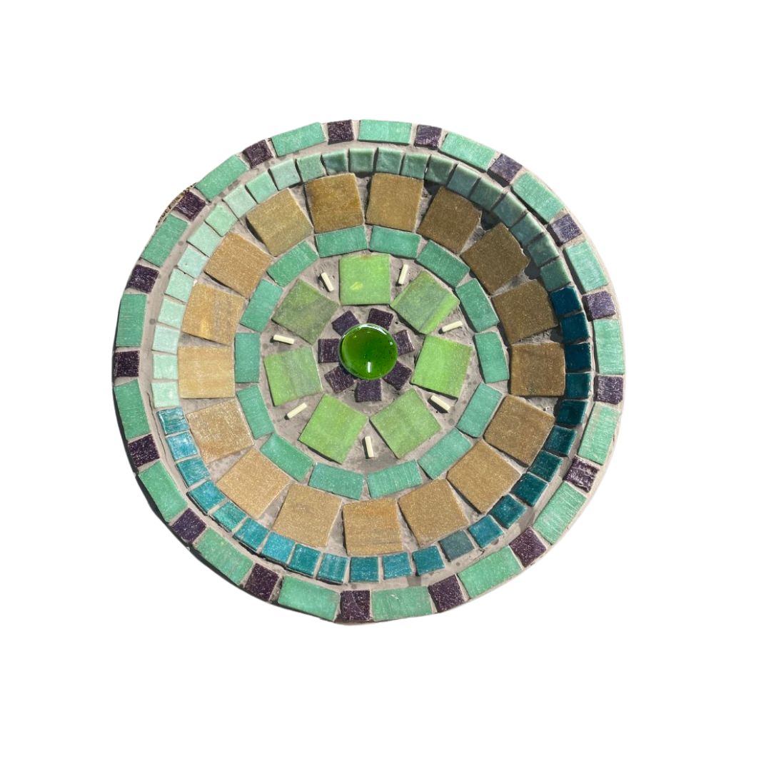 Bird Bath Mosaic Kit (Green)