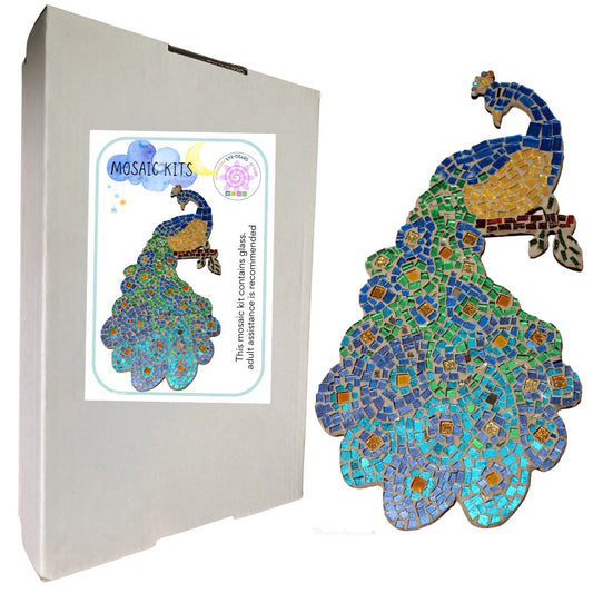 Mosaic Craft Kit - Peacock (Large)