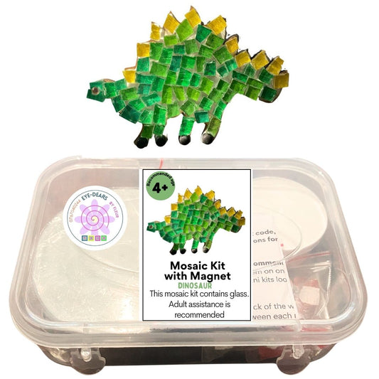 Mosaic Craft Kit with Magnet- Dinosaur (Small)