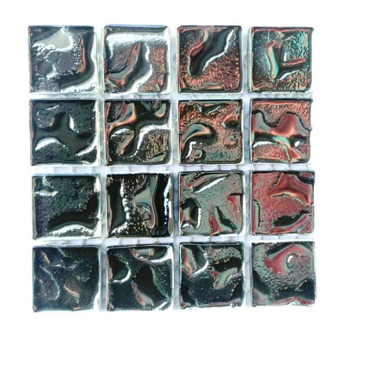 Mosaic Tiles - Single Sheet Silver Luster 20x20mm