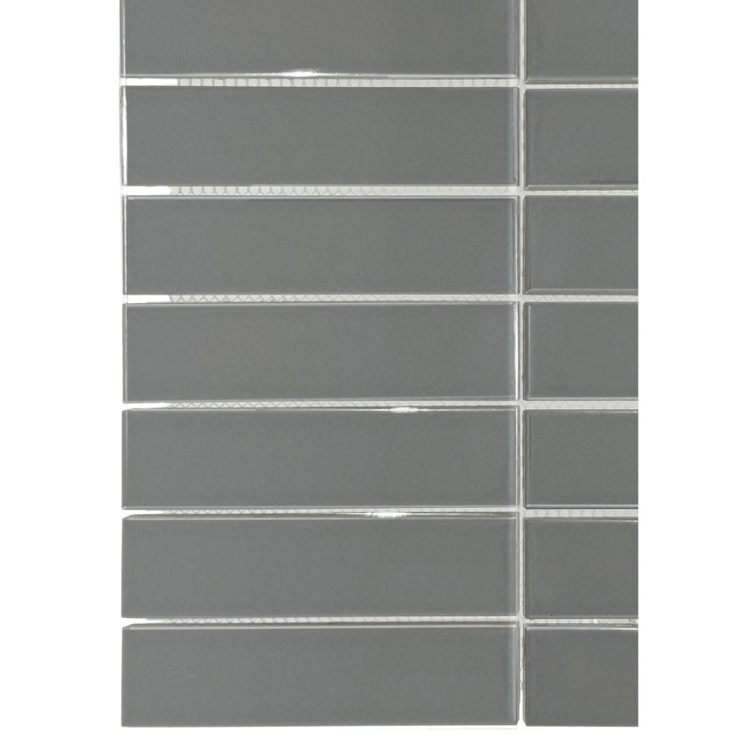 Decor Tiles -Glazed Mosaic Strip Grey