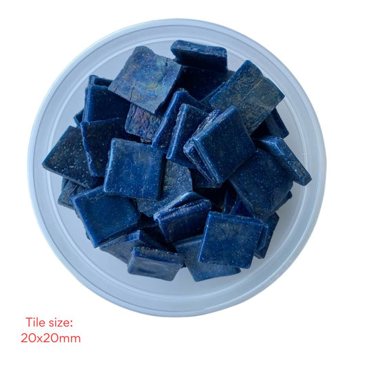 Mosaic Tiles Whole Rustic Navy Blue (small tiles for crafting)