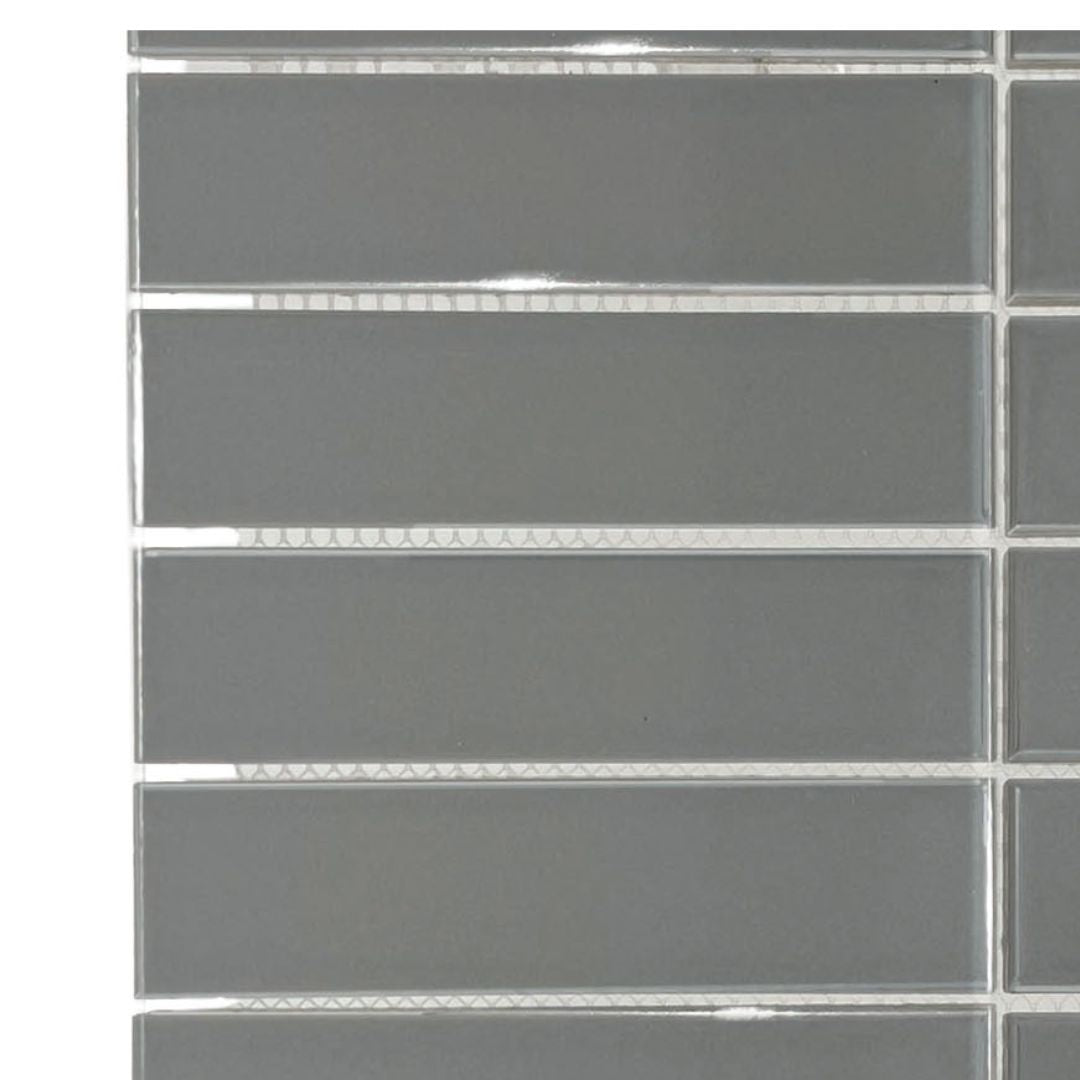 Decor Tiles -Glazed Mosaic Strip Grey