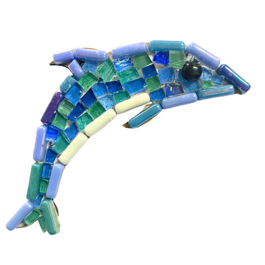 Mosaic Craft Kit with Magnet- Dolphin (Small)