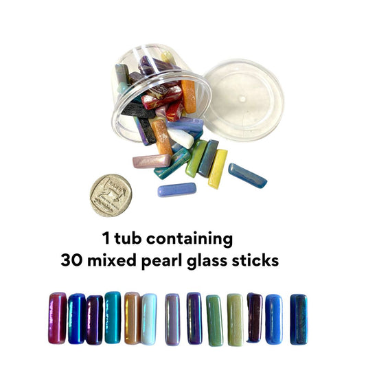 Pearl Glass Sticks (1 tub)