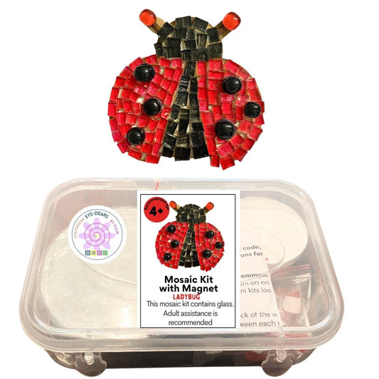 Mosaic Craft Kit with Magnet- Ladybug (Small)