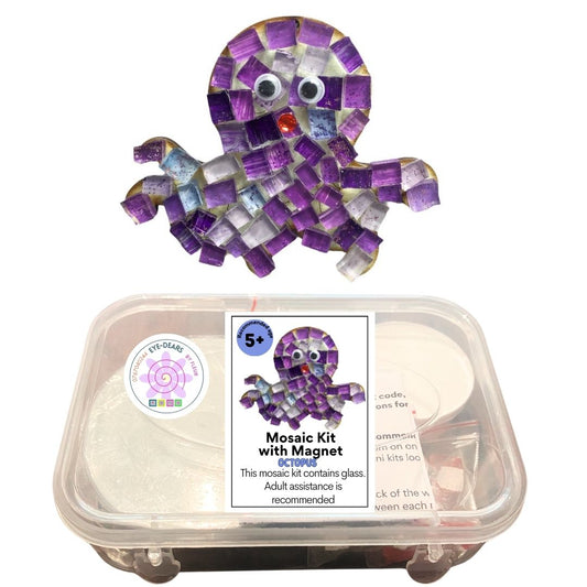 Mosaic Craft Kit with Magnet- Octopus (Small)