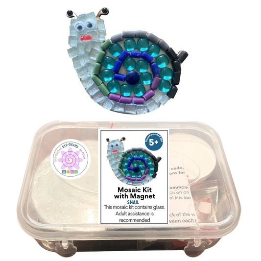 Mosaic Craft Kit with Magnet- Snail (Small)