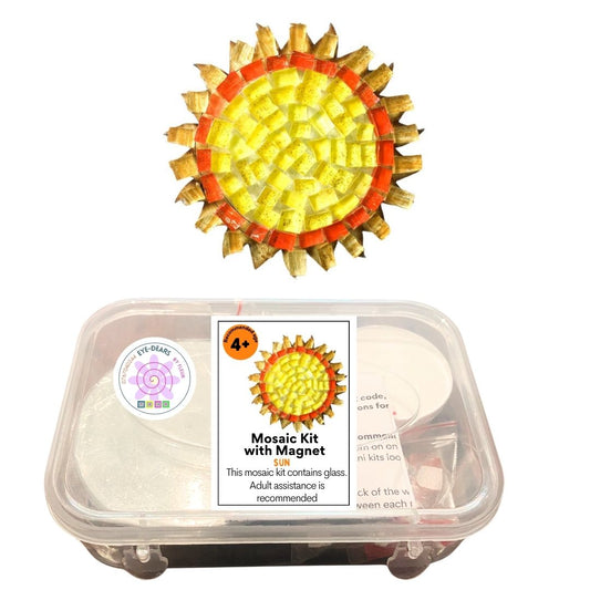 Mosaic Craft Kit with Magnet - Sun (Small)