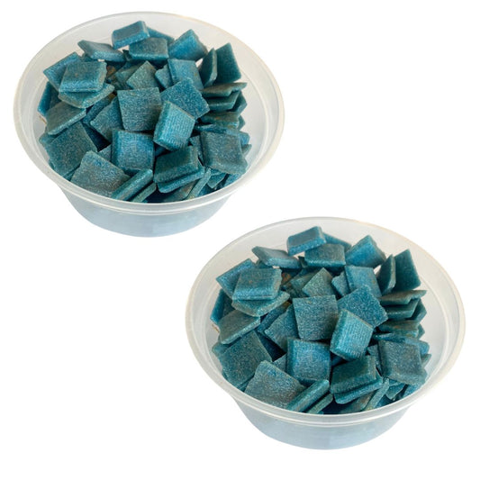 Mosaic Tiles Whole Rustic Teal (Small tiles for crafting)