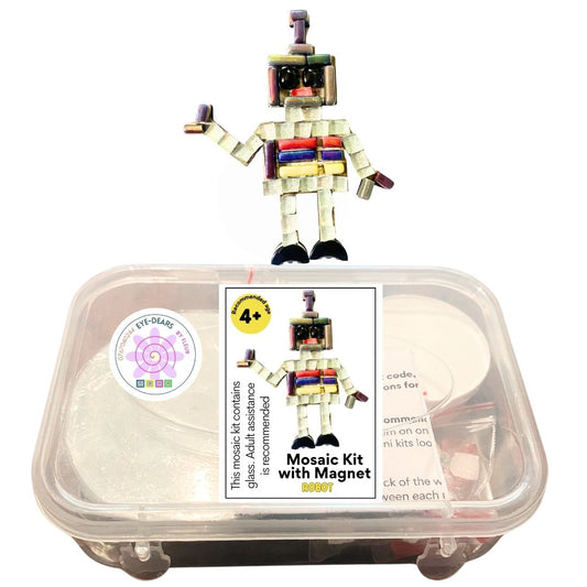 Mosaic Craft Kit with Magnet- Robot (Small)