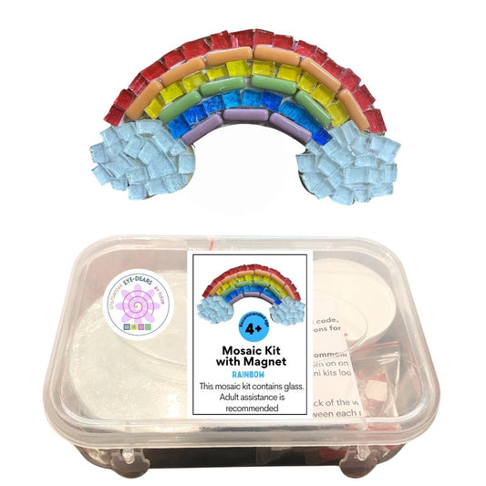 Mosaic Craft Kit with Magnet- Rainbow (Small)