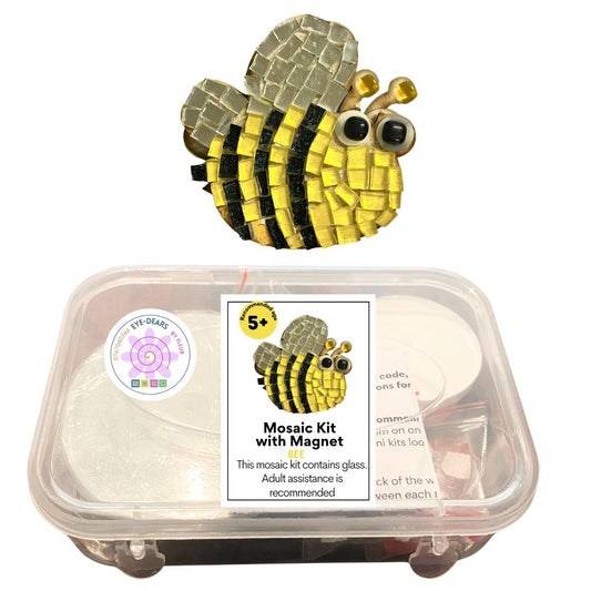 Mosaic Craft Kit with Magnet- Bee (Small)