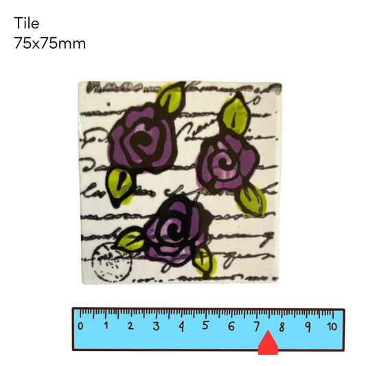 Flower Tile (75x75x0.4mm)