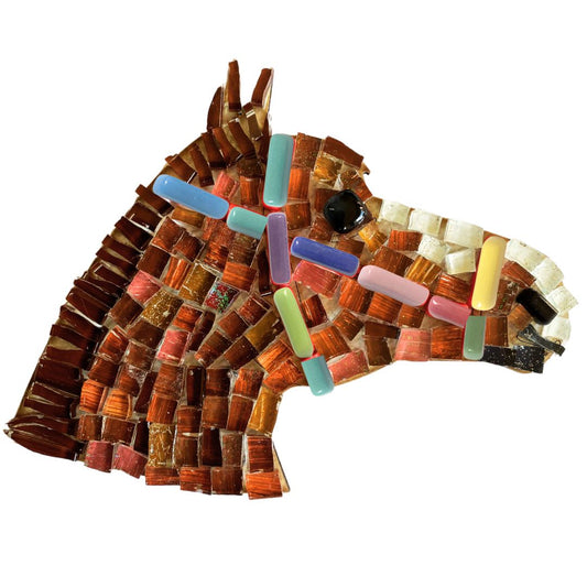 Mosaic Craft Kit with Magnet - Horse (Medium)