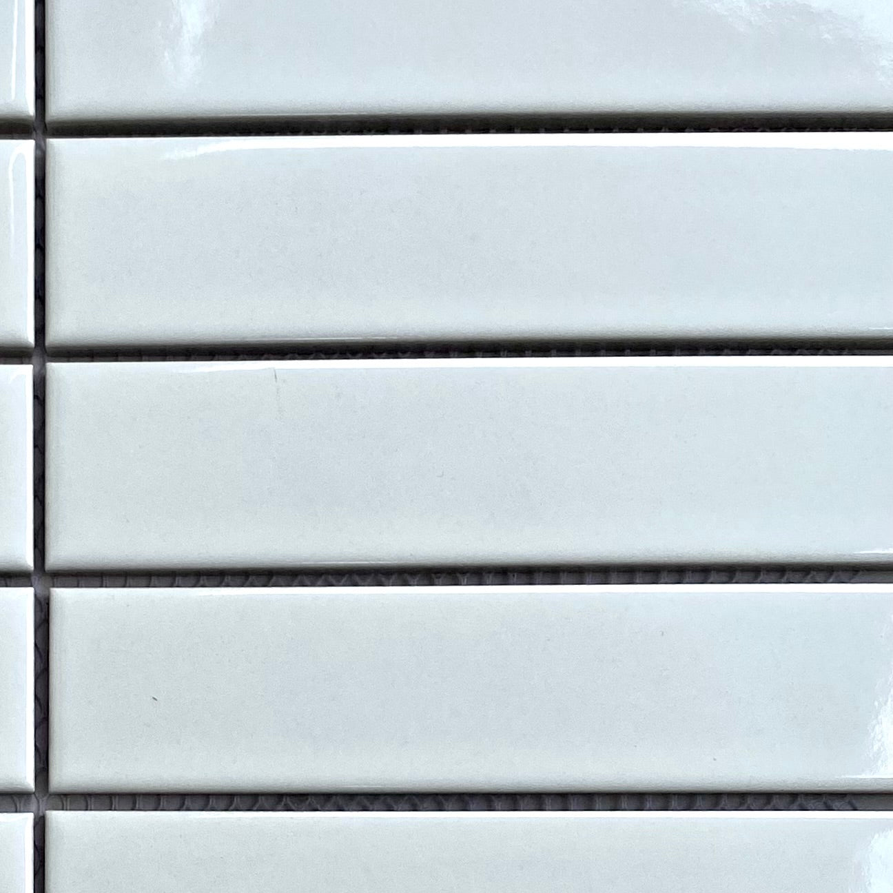 Decor Tiles -Glazed Mosaic Strip White