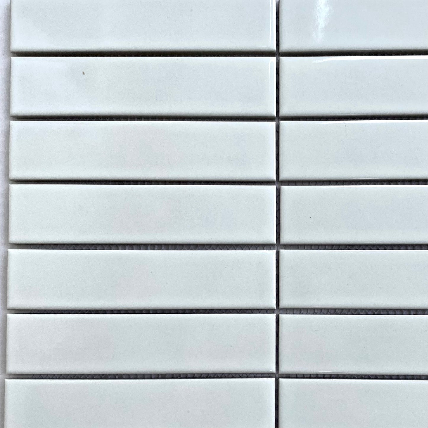 Decor Tiles -Glazed Mosaic Strip White