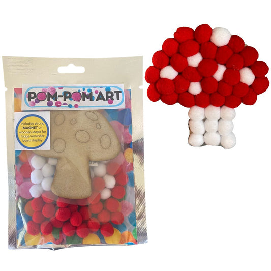 Pom-Pom Art - Mushroom