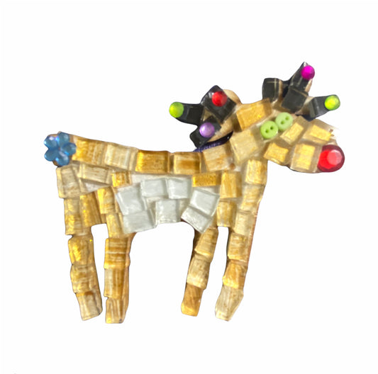 Mosaic Craft Kit with Magnet - Reindeer (Small)