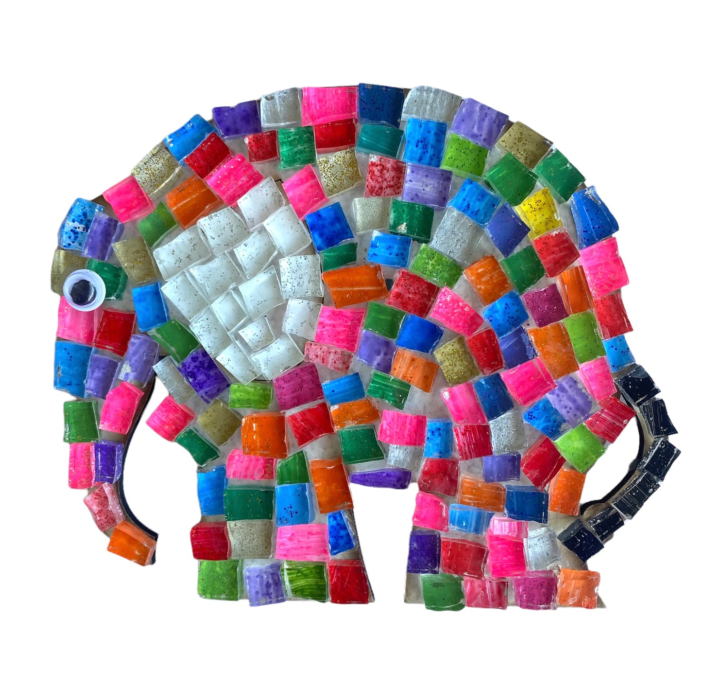 Mosaic Craft Kit with Magnet - Elephant  (Medium)