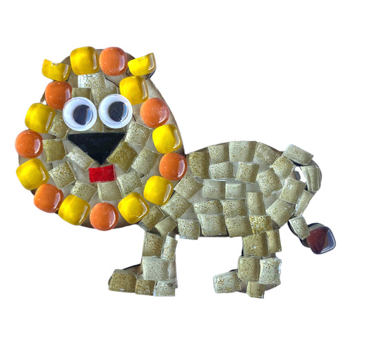 Mosaic Craft Kit with Magnet- Lion (Small)