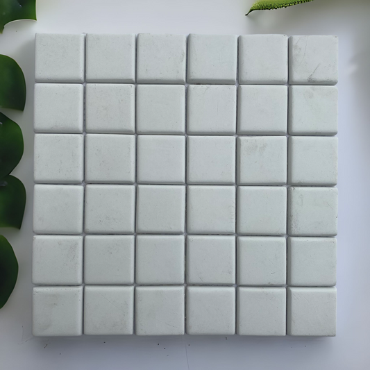 Decor Tiles -Concrete White Mosaic