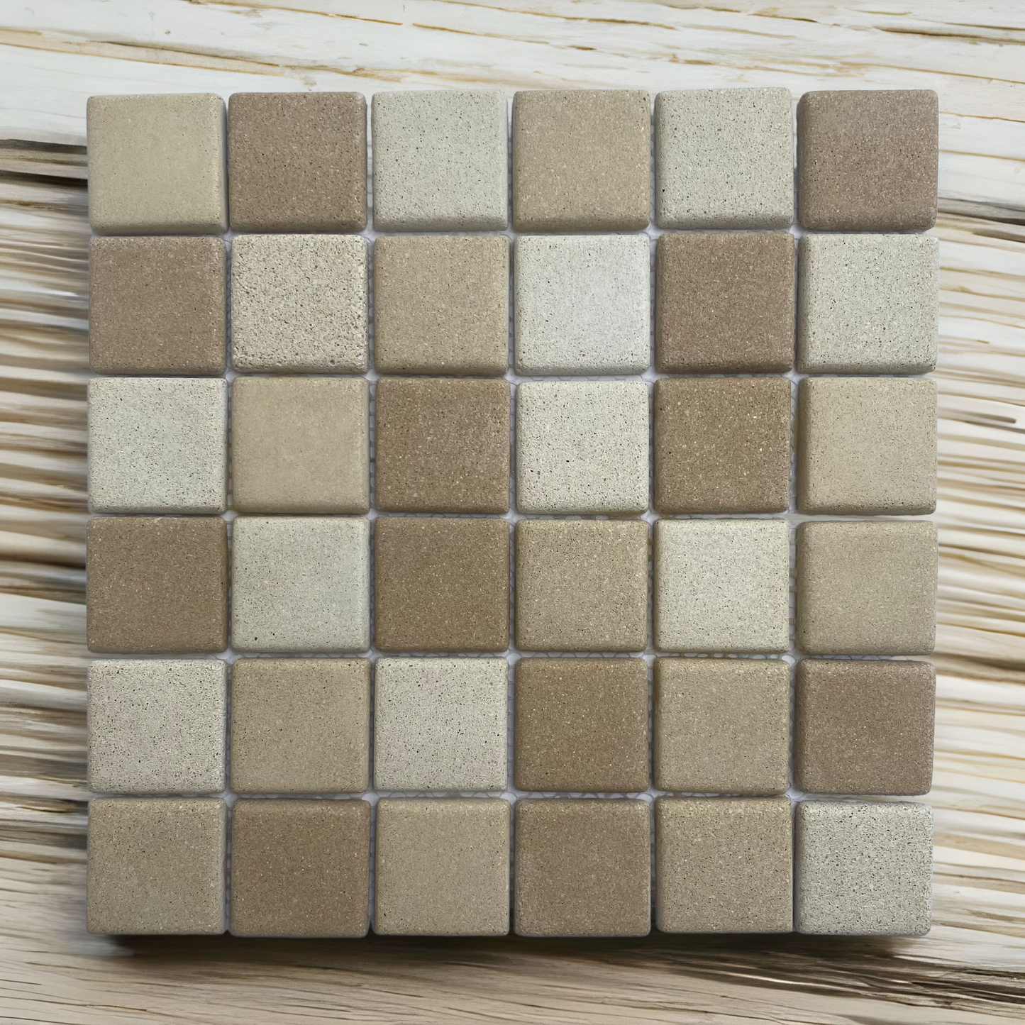 Decor Tiles -Concrete Beige Mix Non-Slip