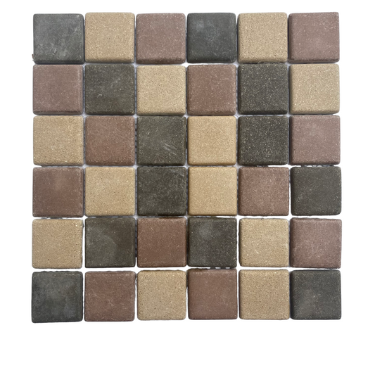 Decor Tiles - Concrete Brown Mix Non-Slip