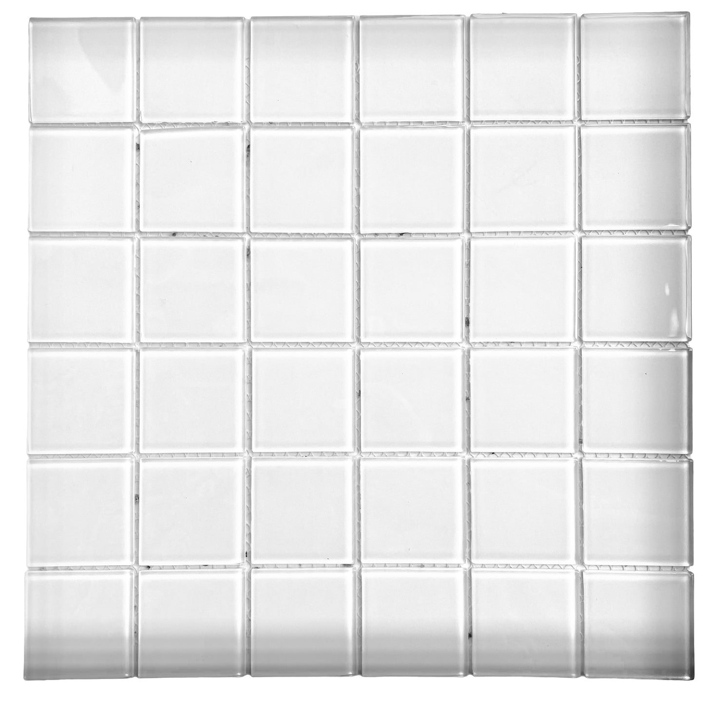 Decor Tiles - White Glass