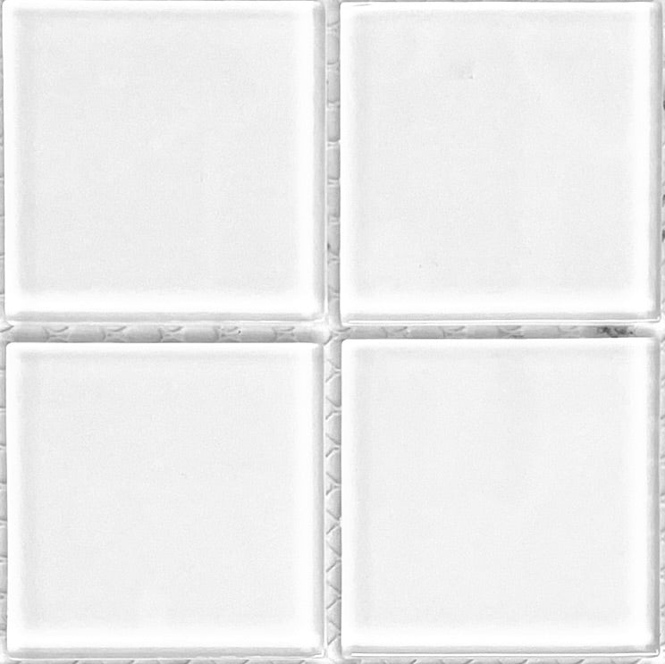 Decor Tiles - White Glass