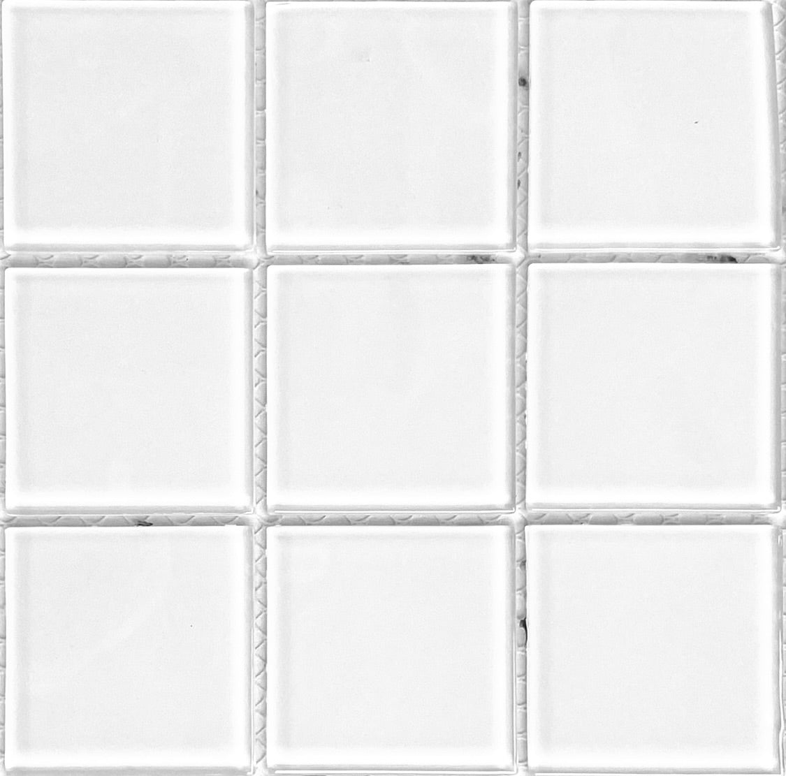 Decor Tiles - White Glass