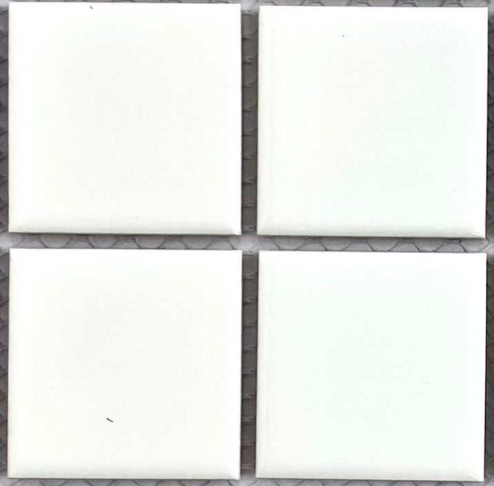 Decor Tiles -Glazed Mosaic Shiny White