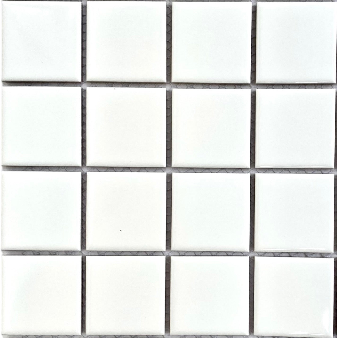 Decor Tiles -Glazed Mosaic Shiny White