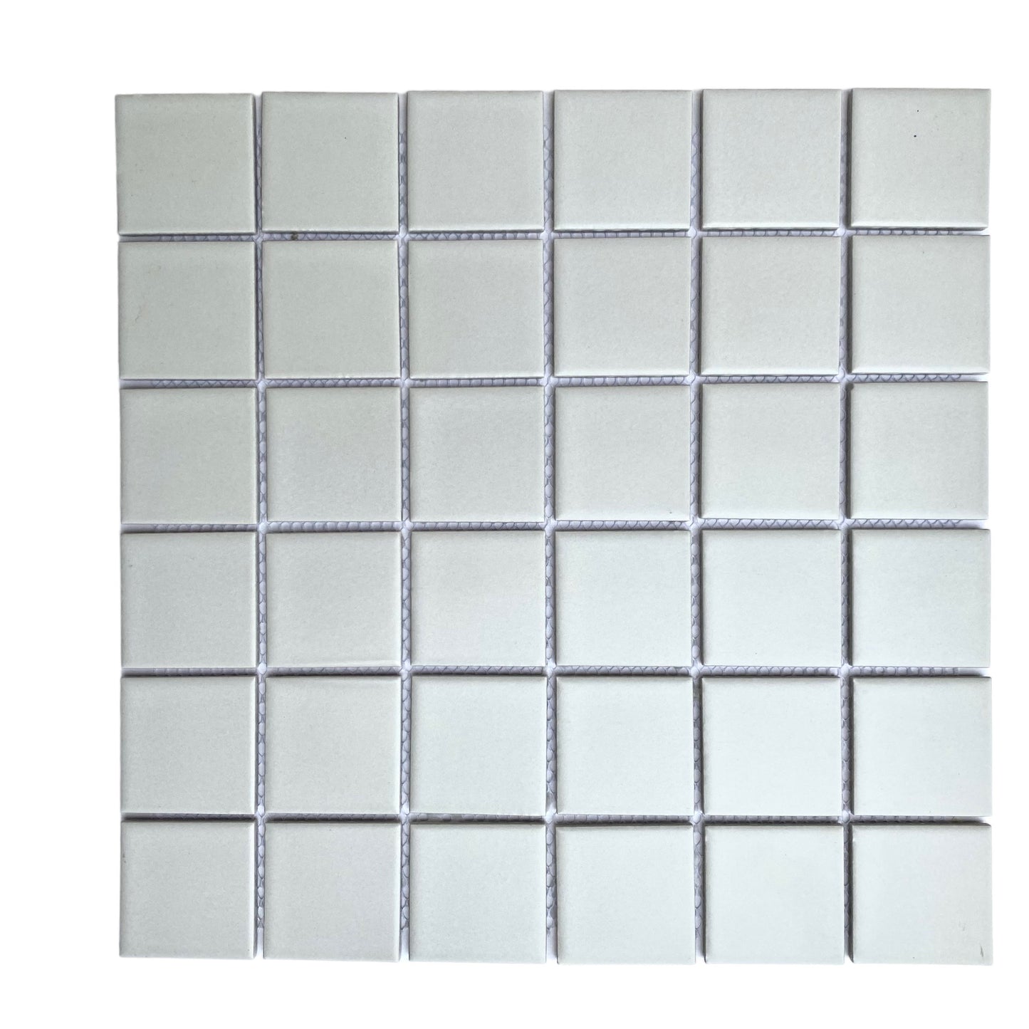 Decor Tiles -Glazed Mosaic Matt White