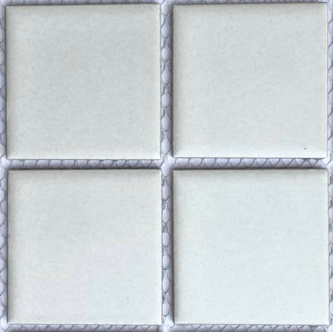 Decor Tiles -Glazed Mosaic Matt White