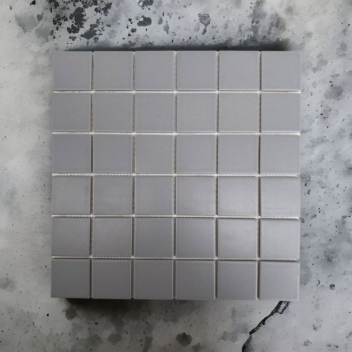 Decor Tiles -Glazed Mosaic Dove Grey