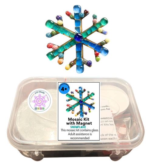 Mosaic Craft Kit with Magnet - Snowflake (Small)