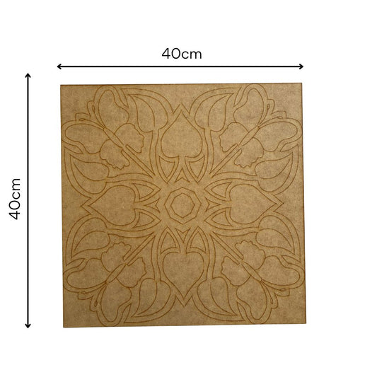 Wooden boards with design 1 (40x40cm)