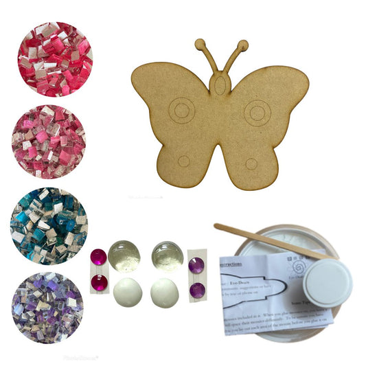 Mosaic Craft Kit - Butterfly (Large)