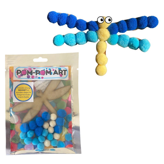 Pom-Pom Art - Dragonfly