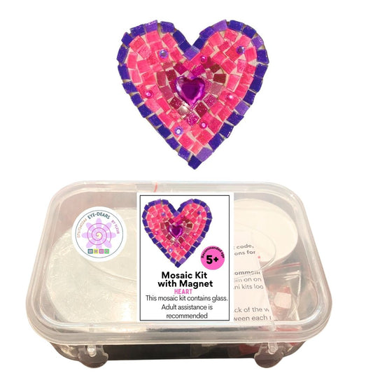 Mosaic Craft Kit with Magnet- Heart (Small)