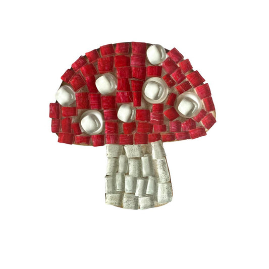 Mosaic Craft Kit with Magnet- Mushroom (Small)